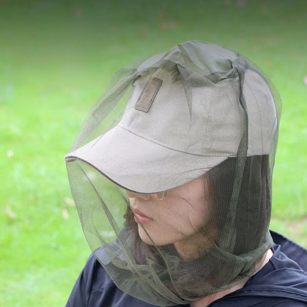Outdoor Camping Hat - قبعة صيد مضادة للبعوض والحشرات مع