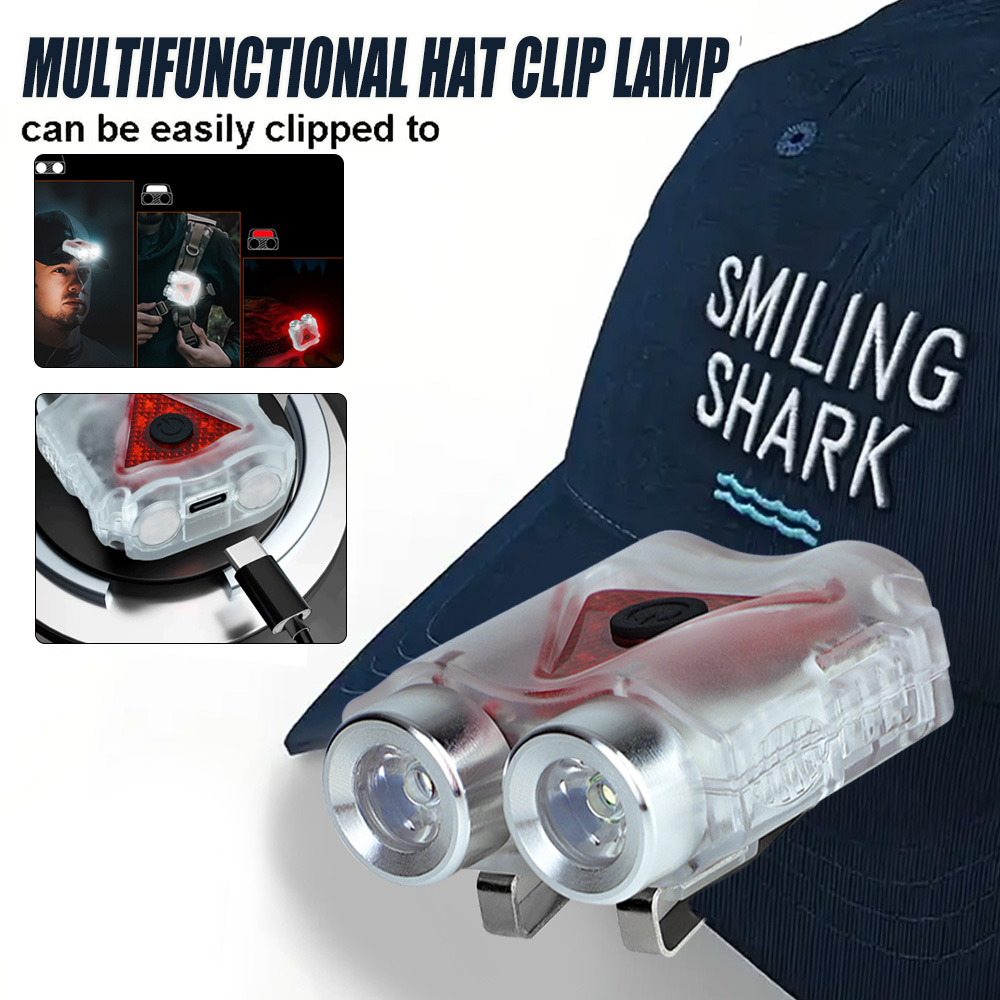 Outdoor Camping Hat - كشافات LED قابلة لإعادة الشحن بدون