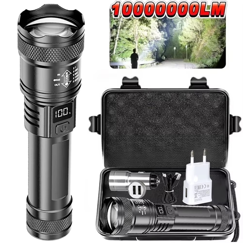 Outdoor Camping Lampe - مصباح يدوي فائق السطوع 100000 لومن