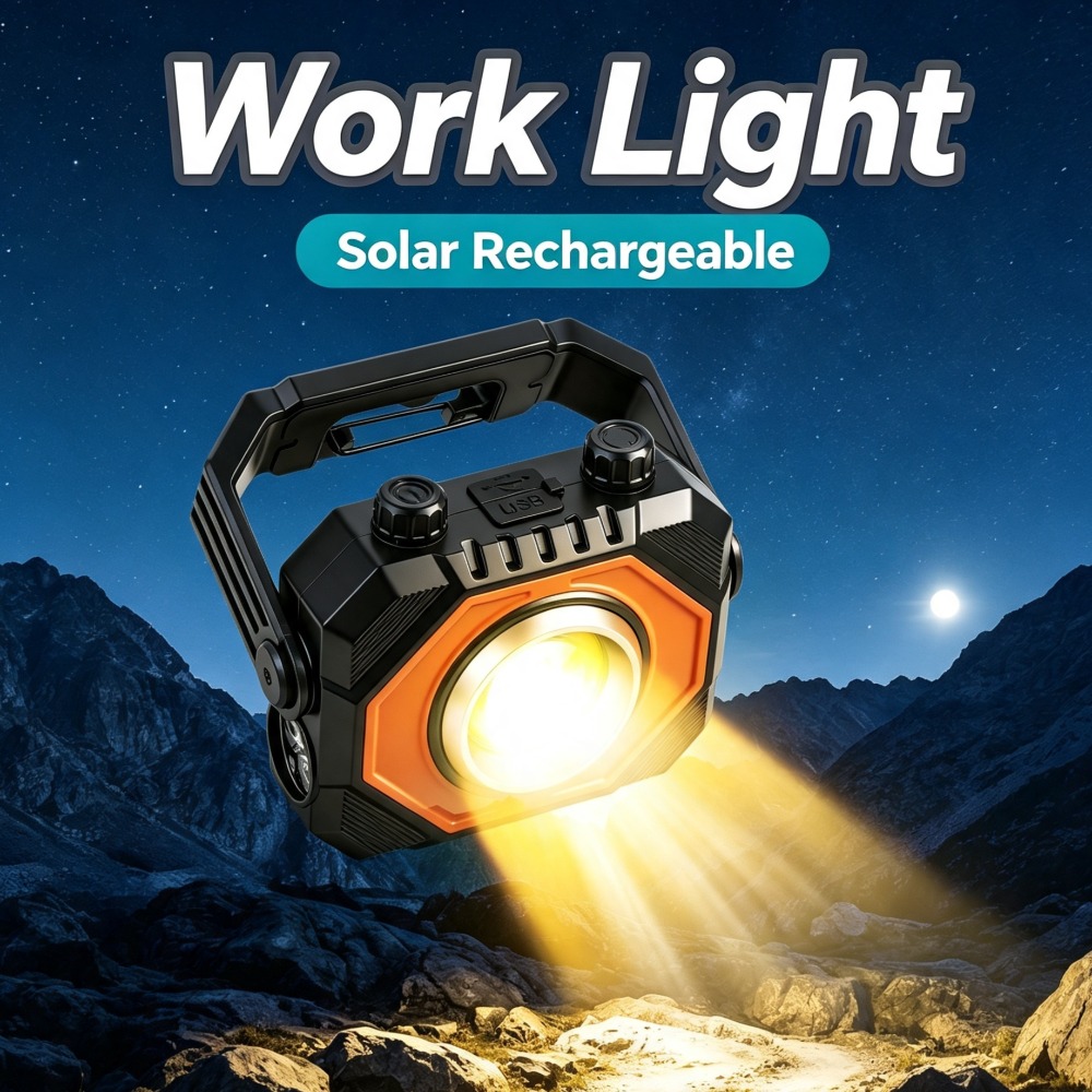 Outdoor Camping Lights - مصباح عمل COB متعدد الوظائف جديد