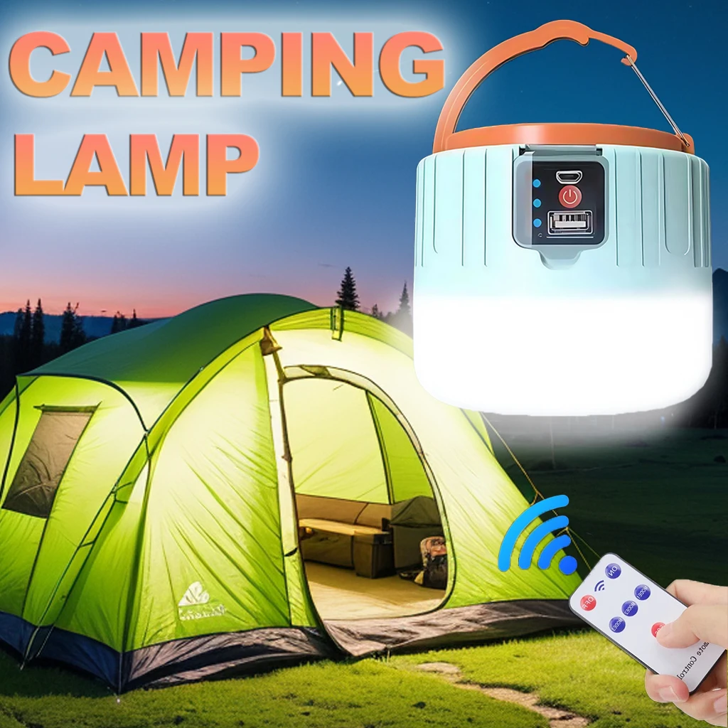 Outdoor Camping Lights - فانوس التخييم بالطاقة الشمسية القابل لإعادة