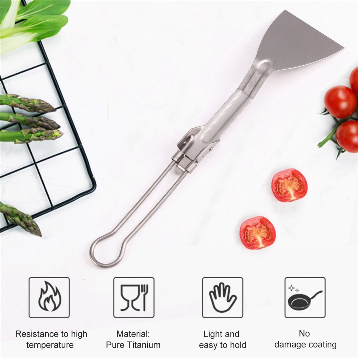 Kitchen Outdoor Camping - أدوات مائدة للتخييم من ABST، ملعقة