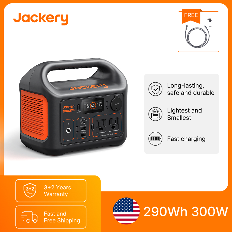 Outdoor Camping Extension Cord - محطة طاقة محمولة جاكيري إكسبلورر 300