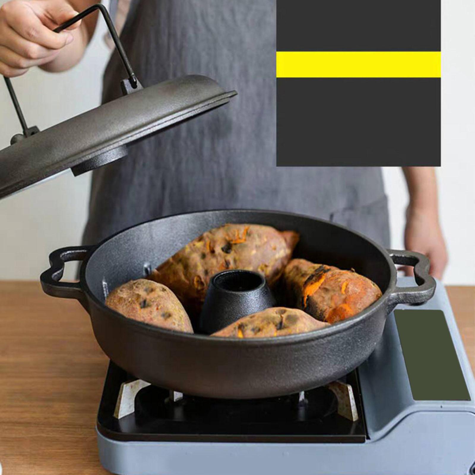 Outdoor Camping Griddle - قدر سوكيياكي لطهي البطاطا الحلوة، أواني