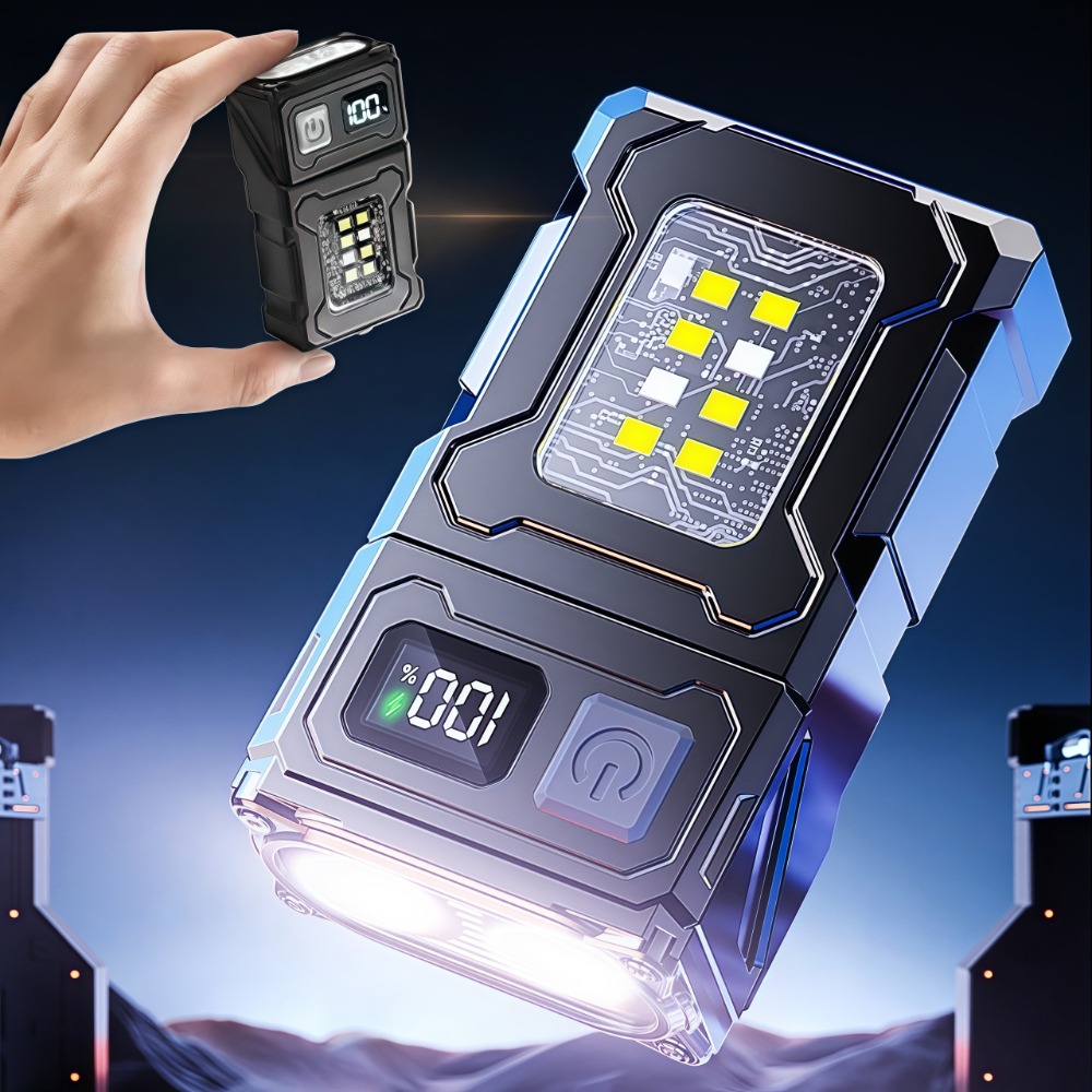 Outdoor Camping Lights - مصباح يدوي LED صغير قابل لإعادة