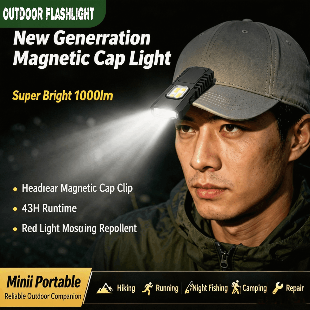 Outdoor Camping Lights - مصباح يدوي متعدد الوظائف قابل للشحن