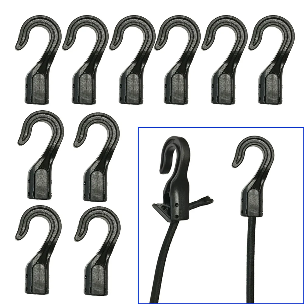 Outdoor Camping Extension Cord - 10-20 قطعة من خطافات الحبال المفتوحة،
