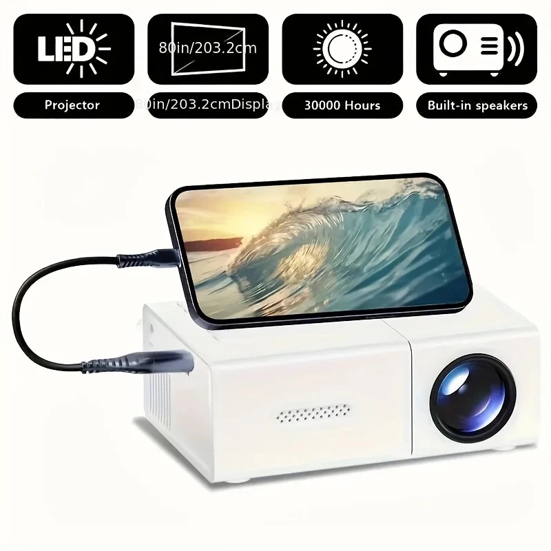 Outdoor Camping Videos - جهاز عرض LED صغير بدقة 1080