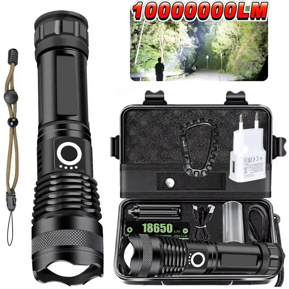 Outdoor Camping Lampe - مصباح يدوي LED عالي الطاقة قابل