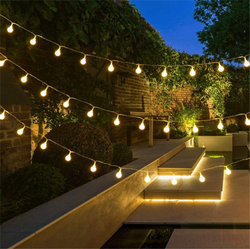 أضواء خيطية تعمل بالطاقة الشمس - مراجعة Outdoor Camping Lights وسعره
