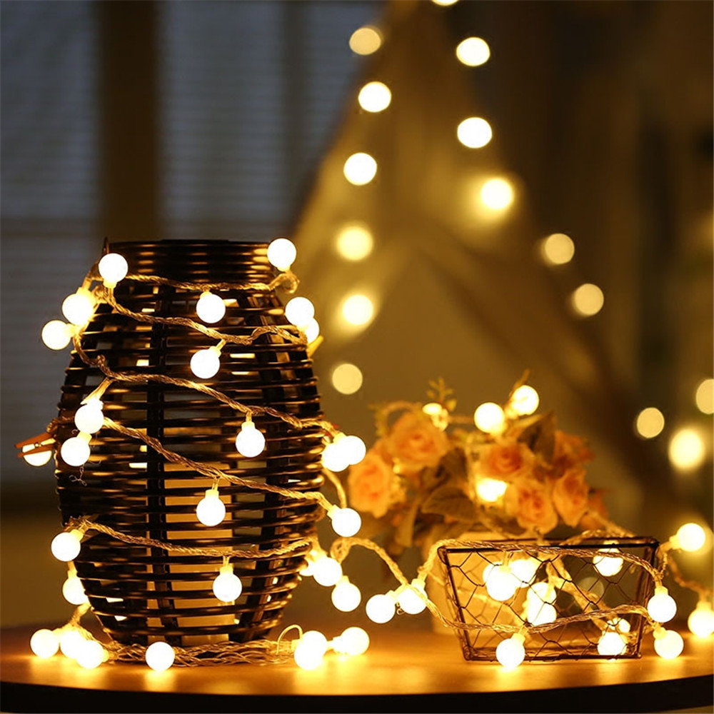 أضواء خيطية تعمل بالطاقة الشمس - مراجعة Outdoor Camping Lights وسعره