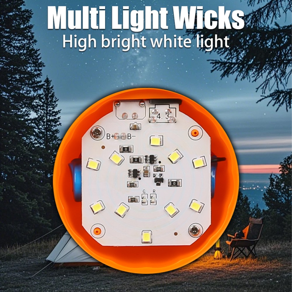 مصباح تخييم محمول صغير مع 4 أو - مراجعة Outdoor Camping Lights وسعره