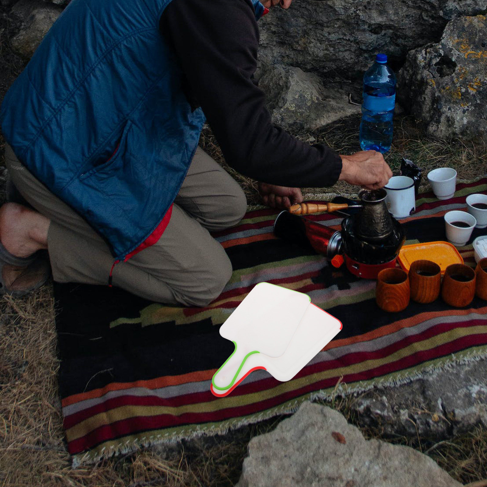 قطعتان من ألواح التقطيع البلاس - مراجعة Kitchen Outdoor Camping وسعره