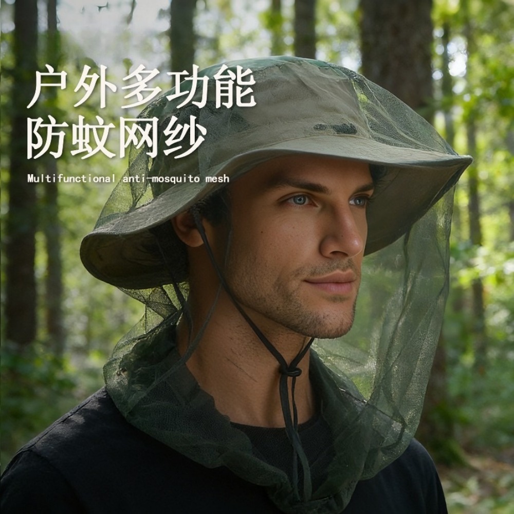 5 قطع قبعات صيد قابلة للتعديل  - مراجعة Outdoor Camping Hat وسعره