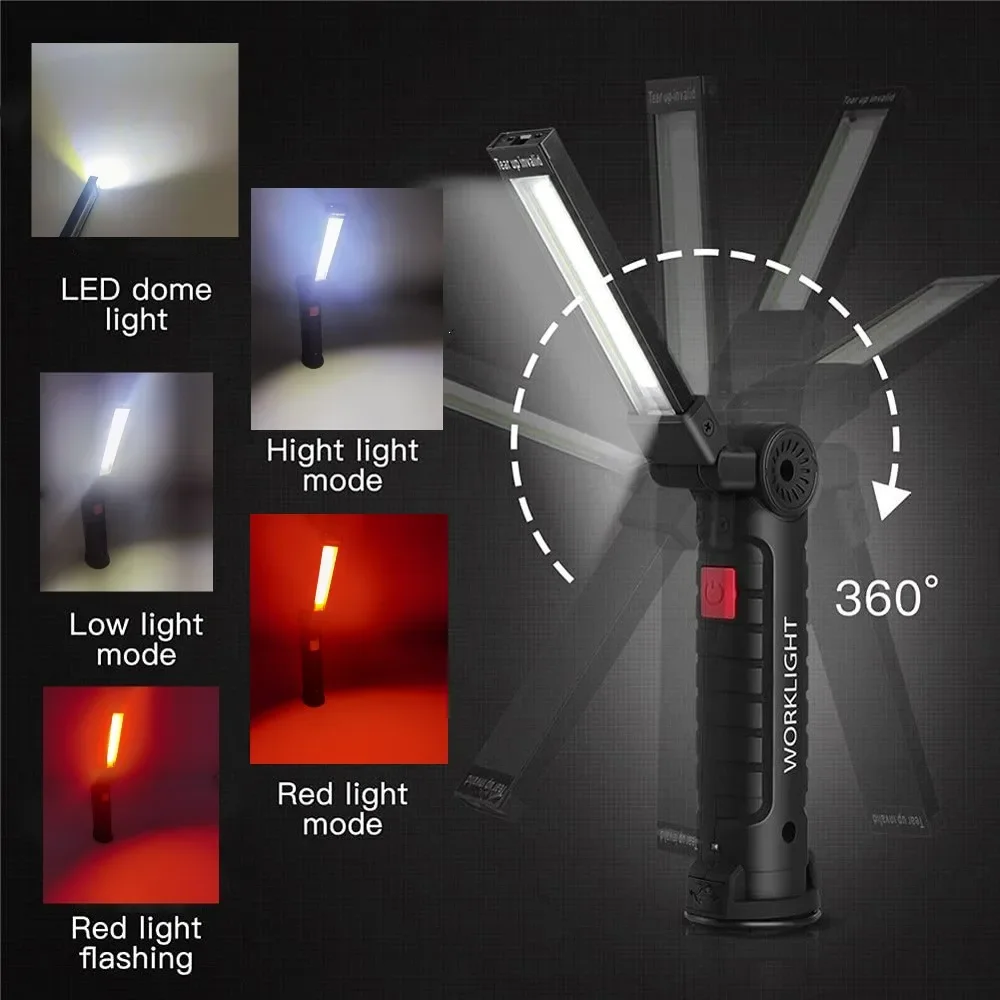 المحمولة COB مصباح ليد جيب USB - مراجعة Outdoor Camping Lights وسعره