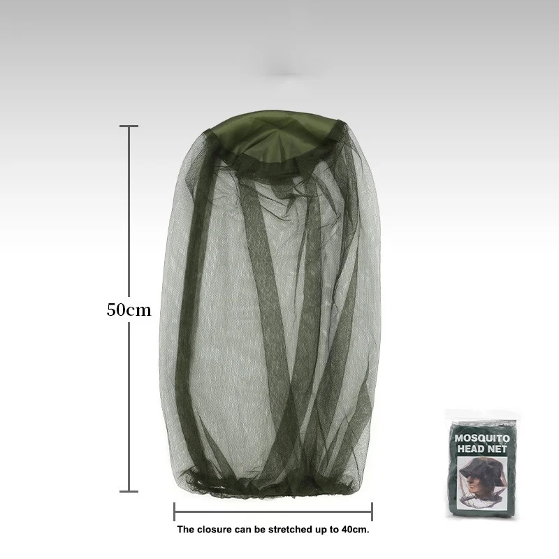 قبعة صيد خارجية مع شبكة واقية  - مراجعة Outdoor Camping Hat وسعره