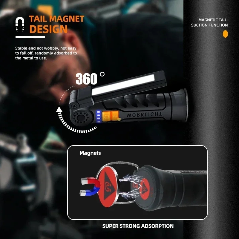 المحمولة COB مصباح ليد جيب USB - مراجعة Outdoor Camping Lampe وسعره