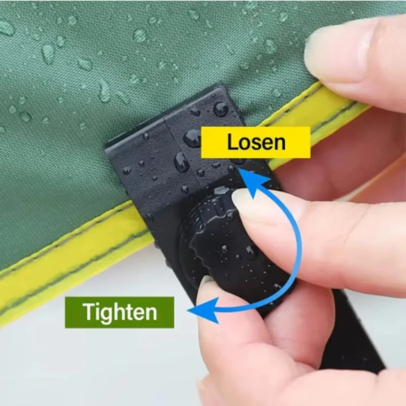 5/10/20/50 قطعة مشابك خيام شدي - مراجعة Outdoor Camping Extension Cord وسعره