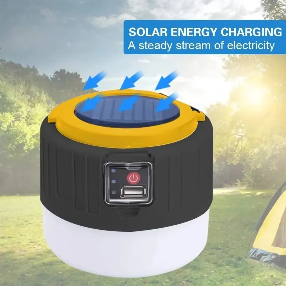 فانوس التخييم بالطاقة الشمسية  - مراجعة Outdoor Camping Lights وسعره