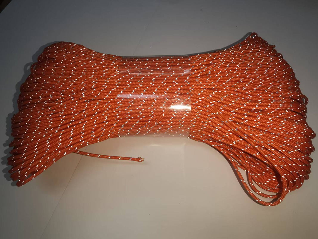 حبل باراكورد برتقالي عاكس للضو - مراجعة Outdoor Camping Extension Cord وسعره