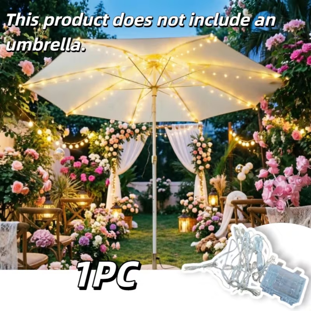 مصباح مظلة خارجي لاسلكي مع 104 - مراجعة Outdoor Camping Umbrella وسعره