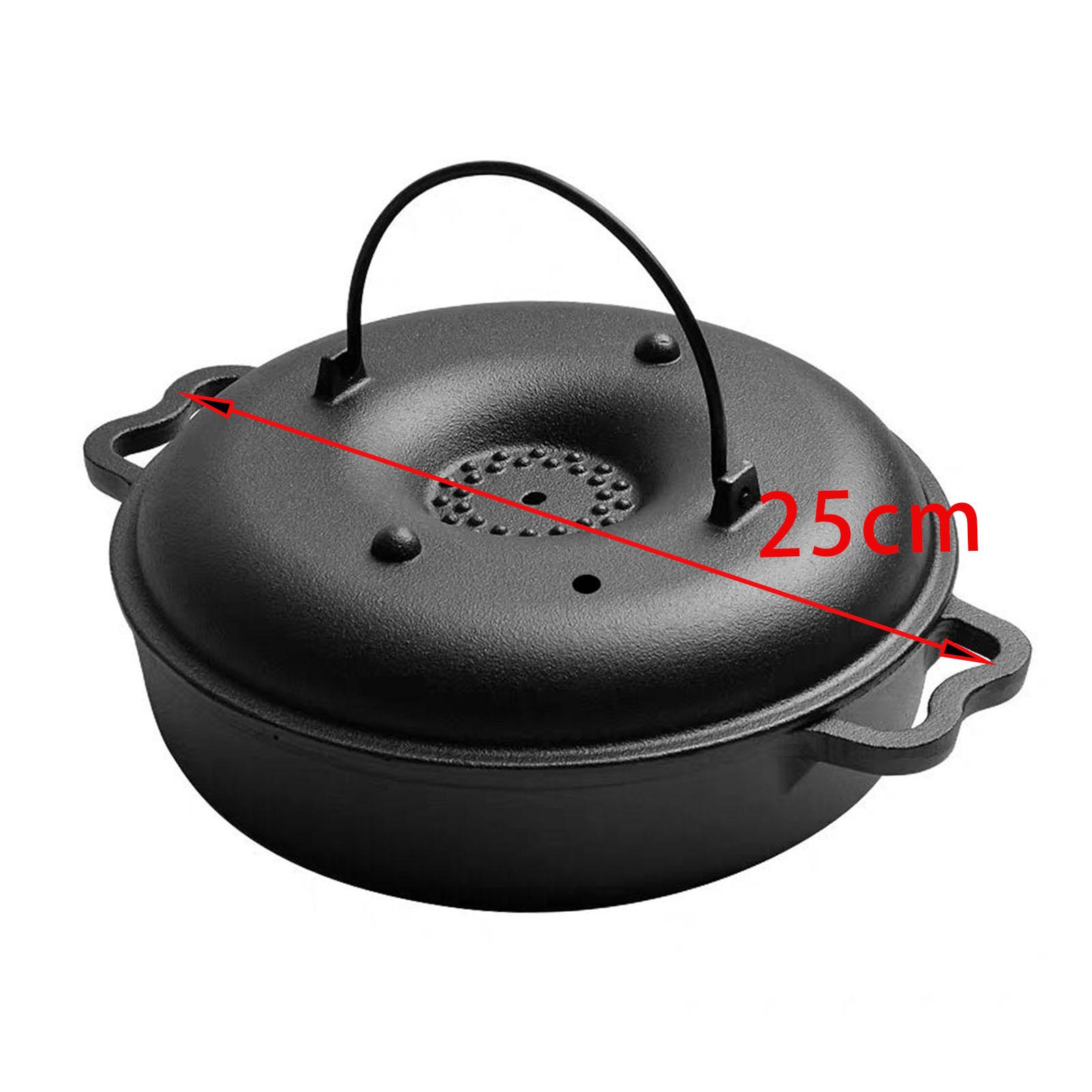 قدر سوكيياكي لطهي البطاطا الحل - مراجعة Outdoor Camping Griddle وسعره