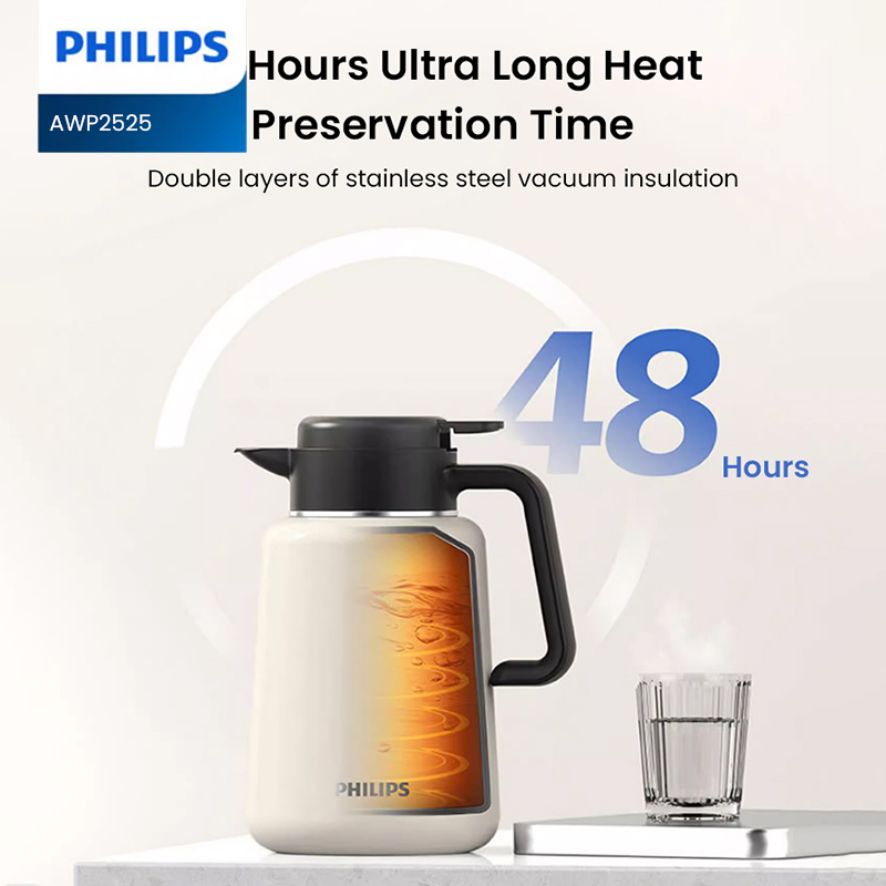 غلاية فيليبس حرارية سعة 1.8 لت - مراجعة Vacuum Insulated Flask وسعره