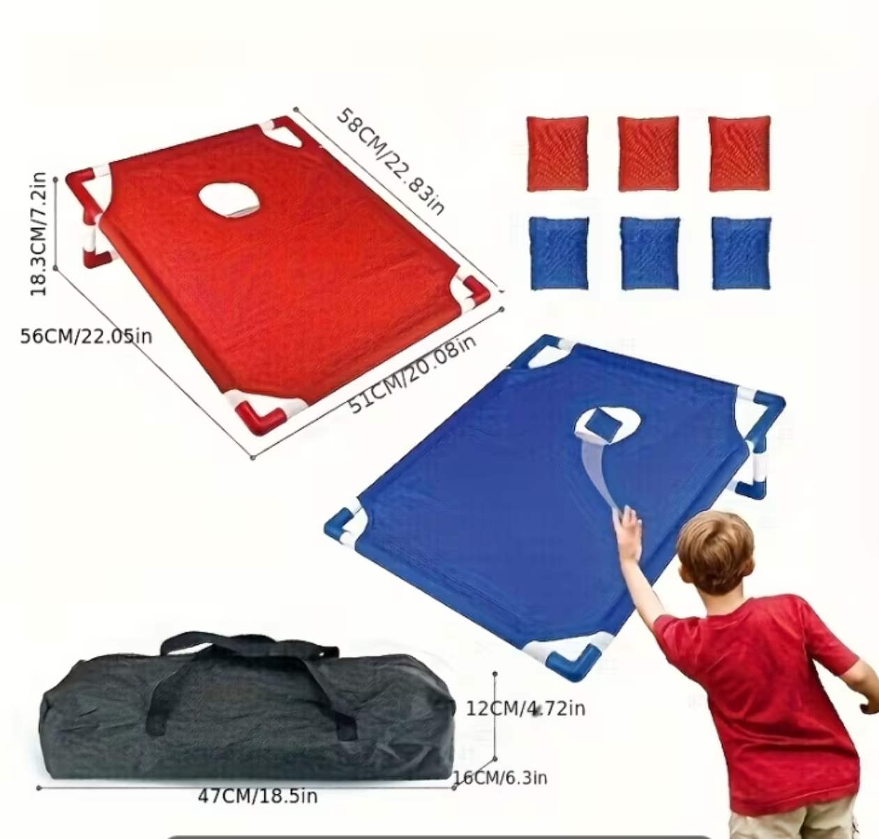 مجموعة لعبة كورن هول تشمل لوحت - مراجعة Outdoor Camping Games For Adults وسعره