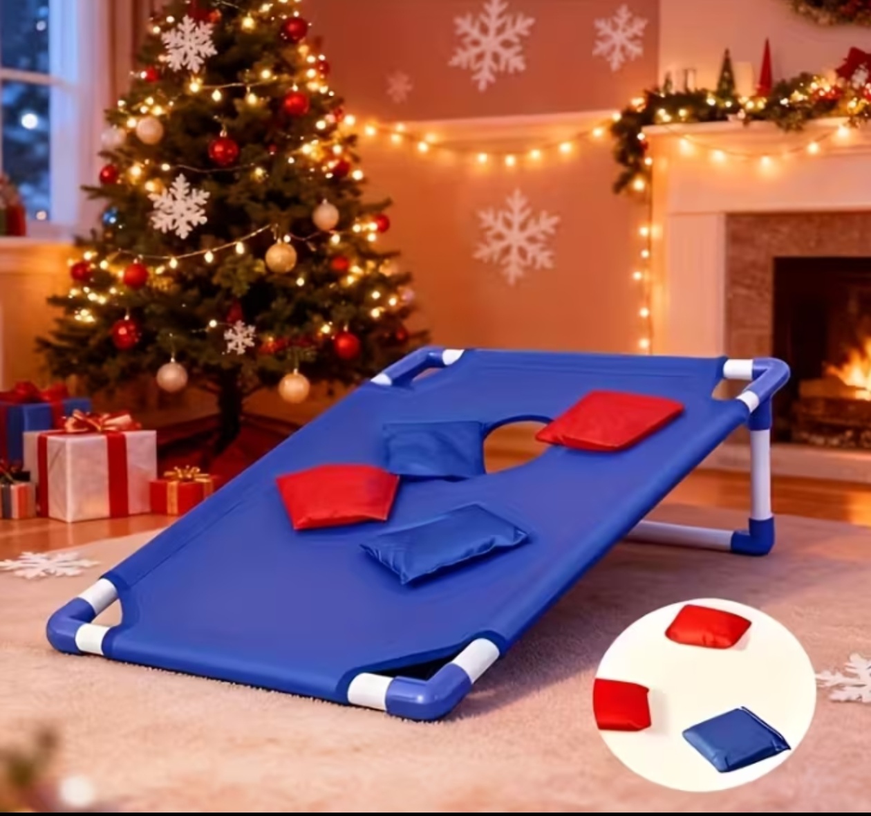مجموعة لعبة كورن هول تشمل لوحت - مراجعة Outdoor Camping Games For Adults وسعره