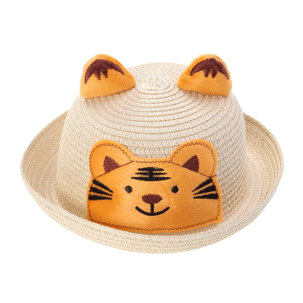 قبعة قش للأطفال بطبعة حيوانات، - مراجعة Outdoor Camping Hat وسعره