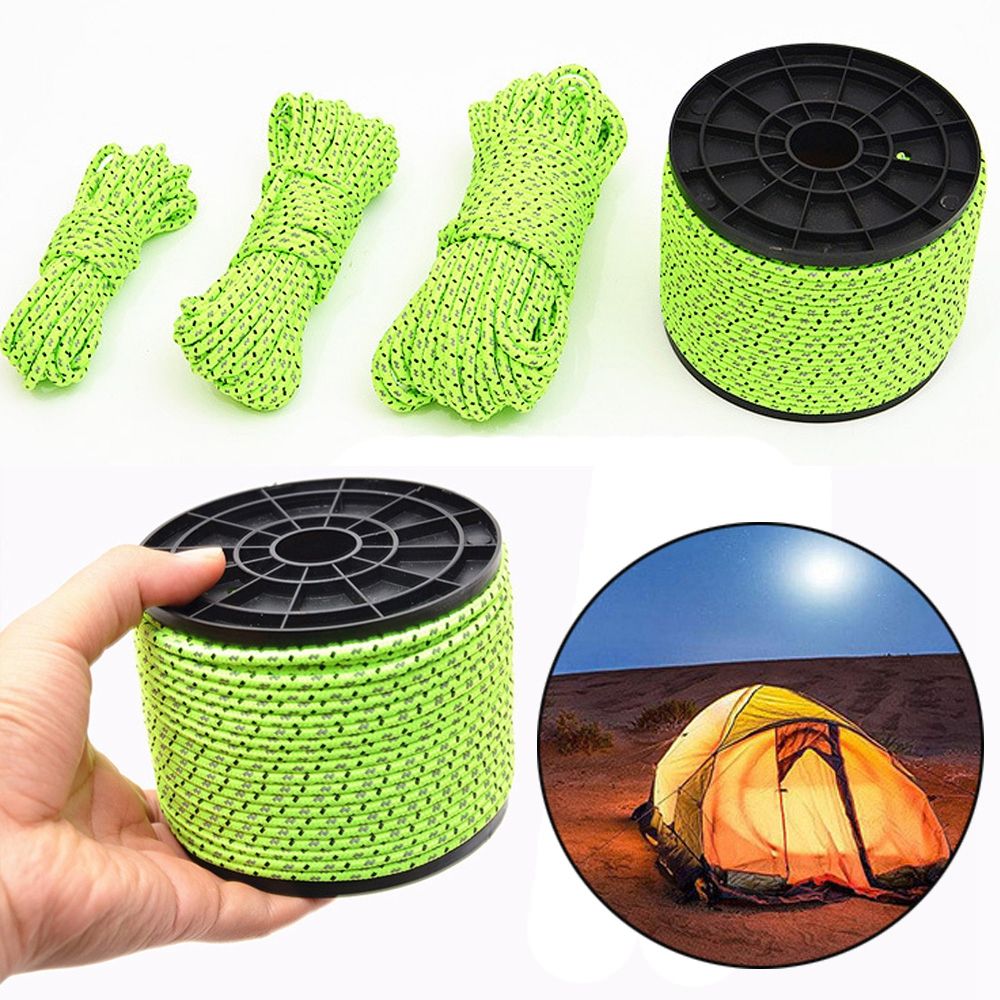 حبل نايلون عاكس للخيمة ، 5/10/ - مراجعة Outdoor Camping Extension Cord وسعره