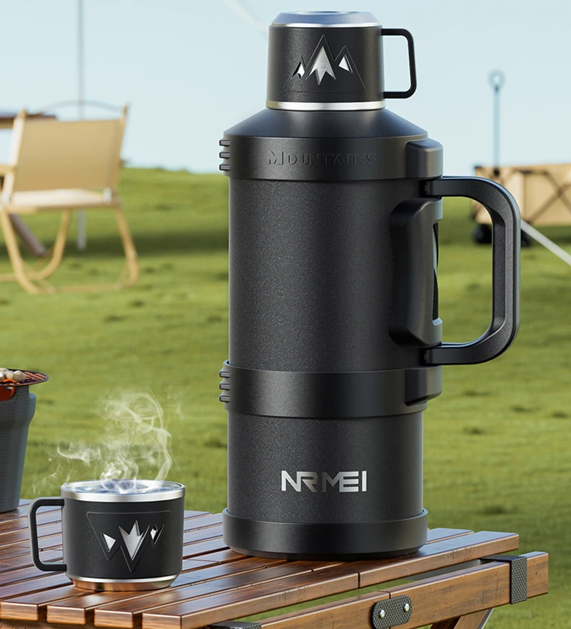 زجاجة ترمس ذات سعة كبيرة من ال - مراجعة Vacuum Insulated Flask وسعره
