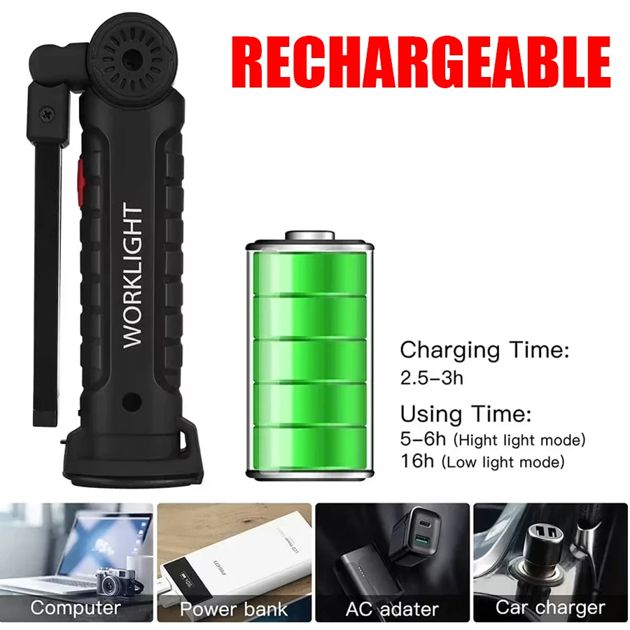 مصباح يدوي LED محمول جديد بتقن - مراجعة Outdoor Camping Lampe وسعره