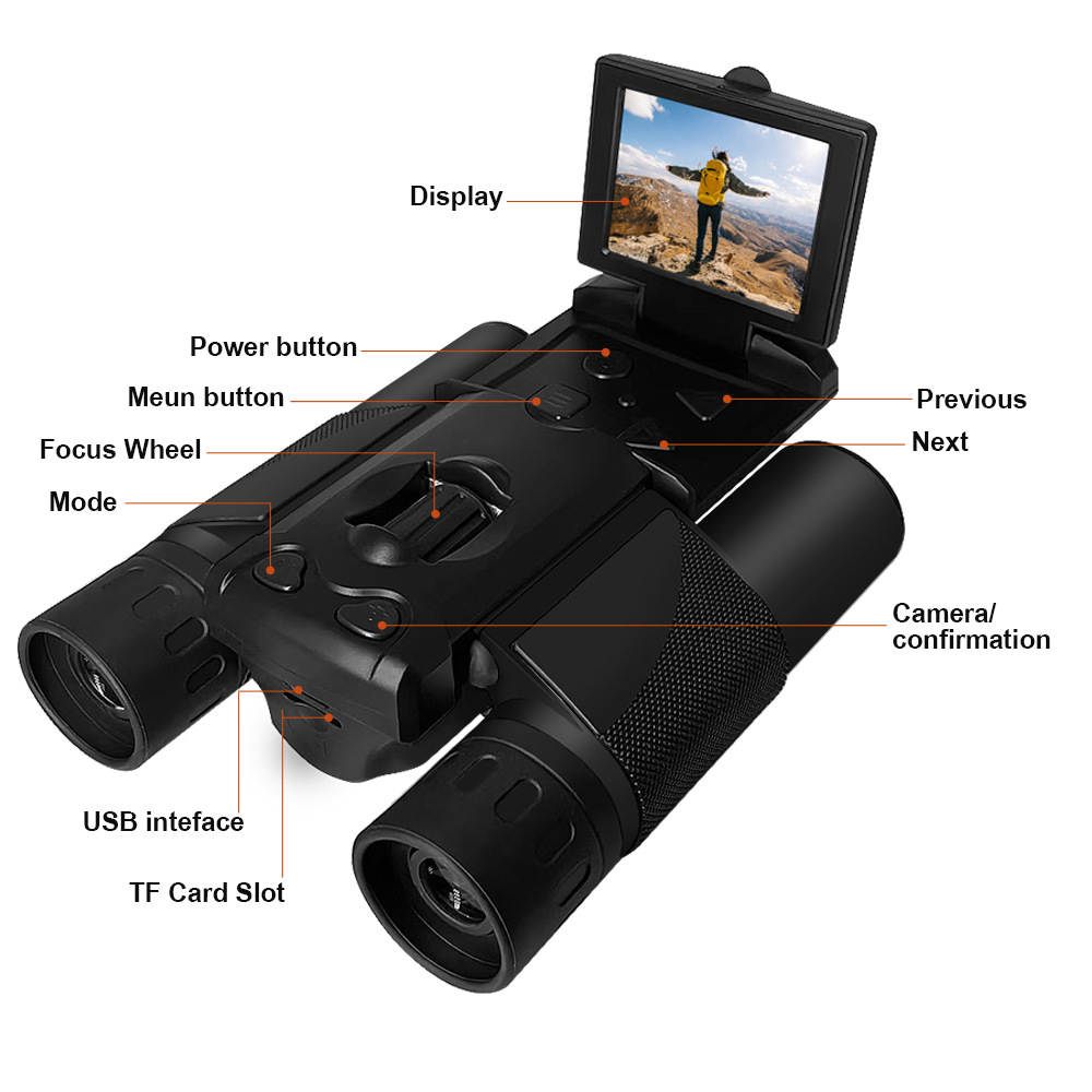 منظار كاميرا رقمية ، شاشة LCD  - مراجعة Outdoor Camping Videos وسعره