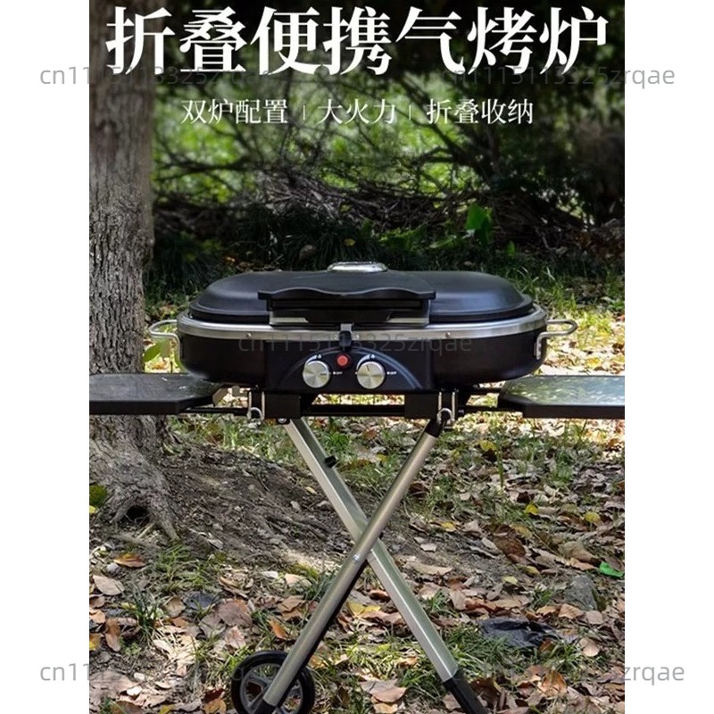 موقد غاز محمول للاستخدام الداخ - مراجعة Outdoor Camping Griddle وسعره