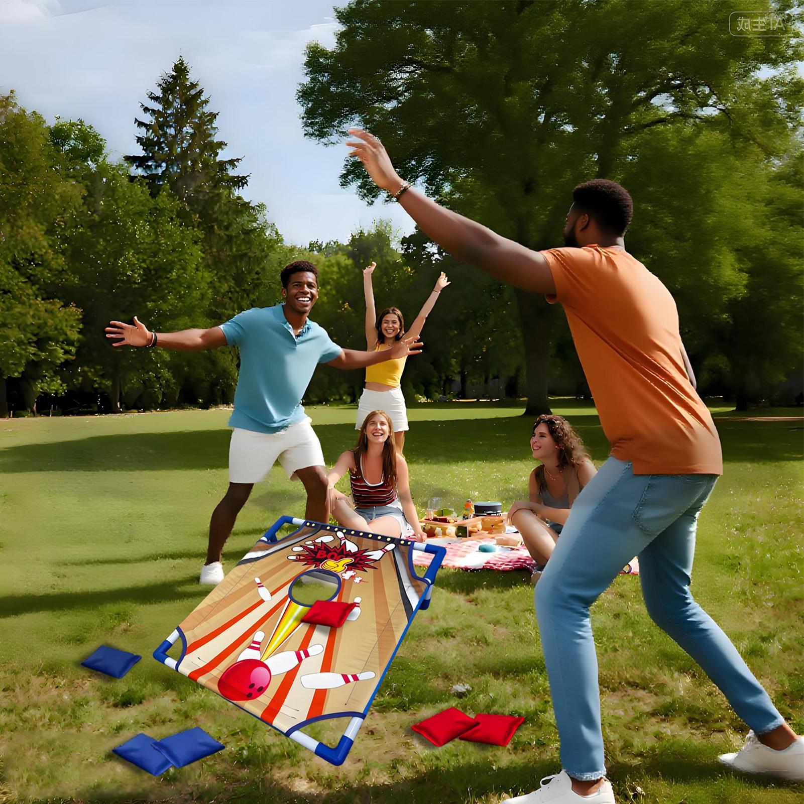 لعبة رمي أكياس الفول التفاعلية - مراجعة Outdoor Camping Games For Adults وسعره