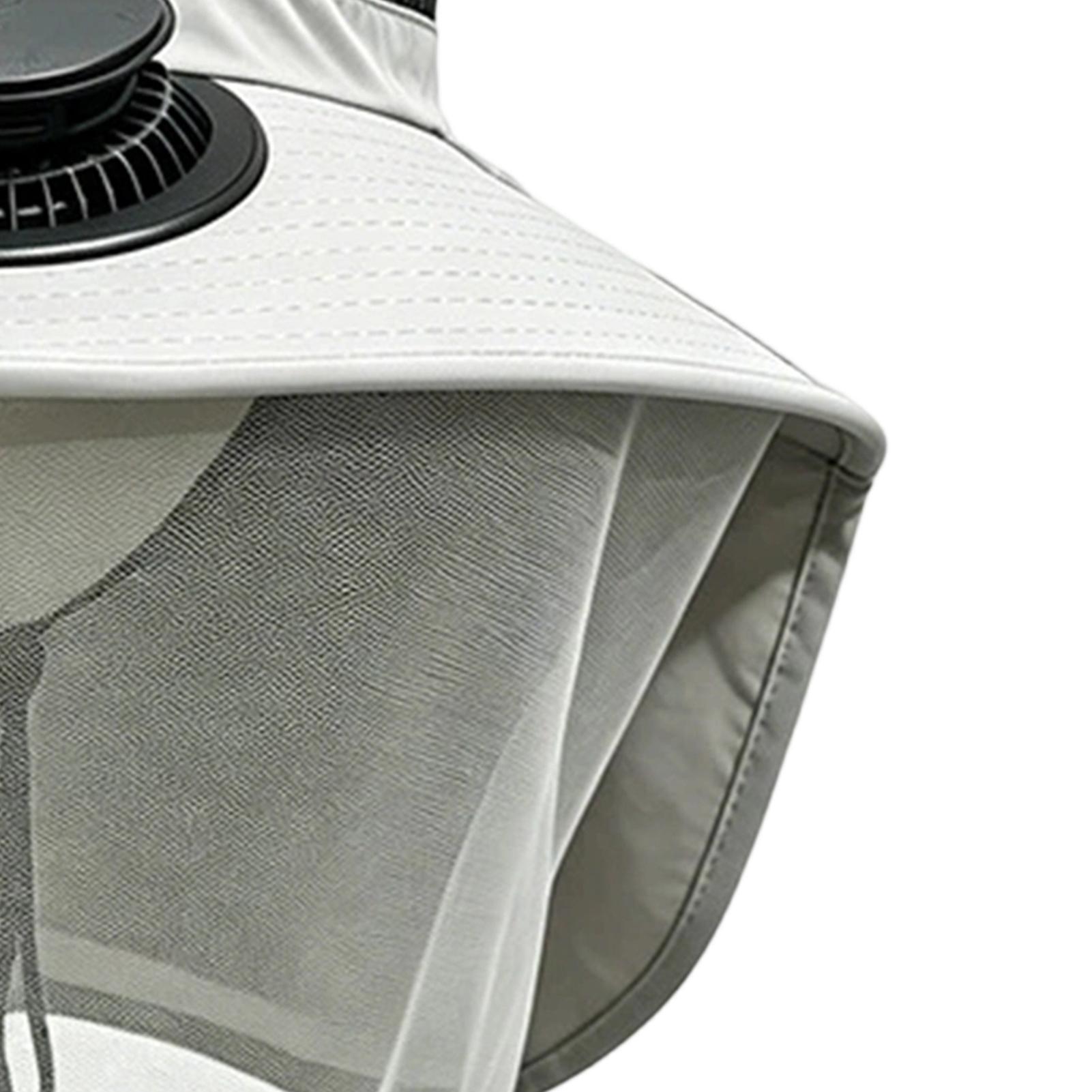 قبعة صيد مزودة بمروحة، قبعة خا - مراجعة Outdoor Camping Hat وسعره